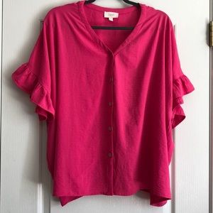 ♥️Oddly M/L top in Hot Pink♥️